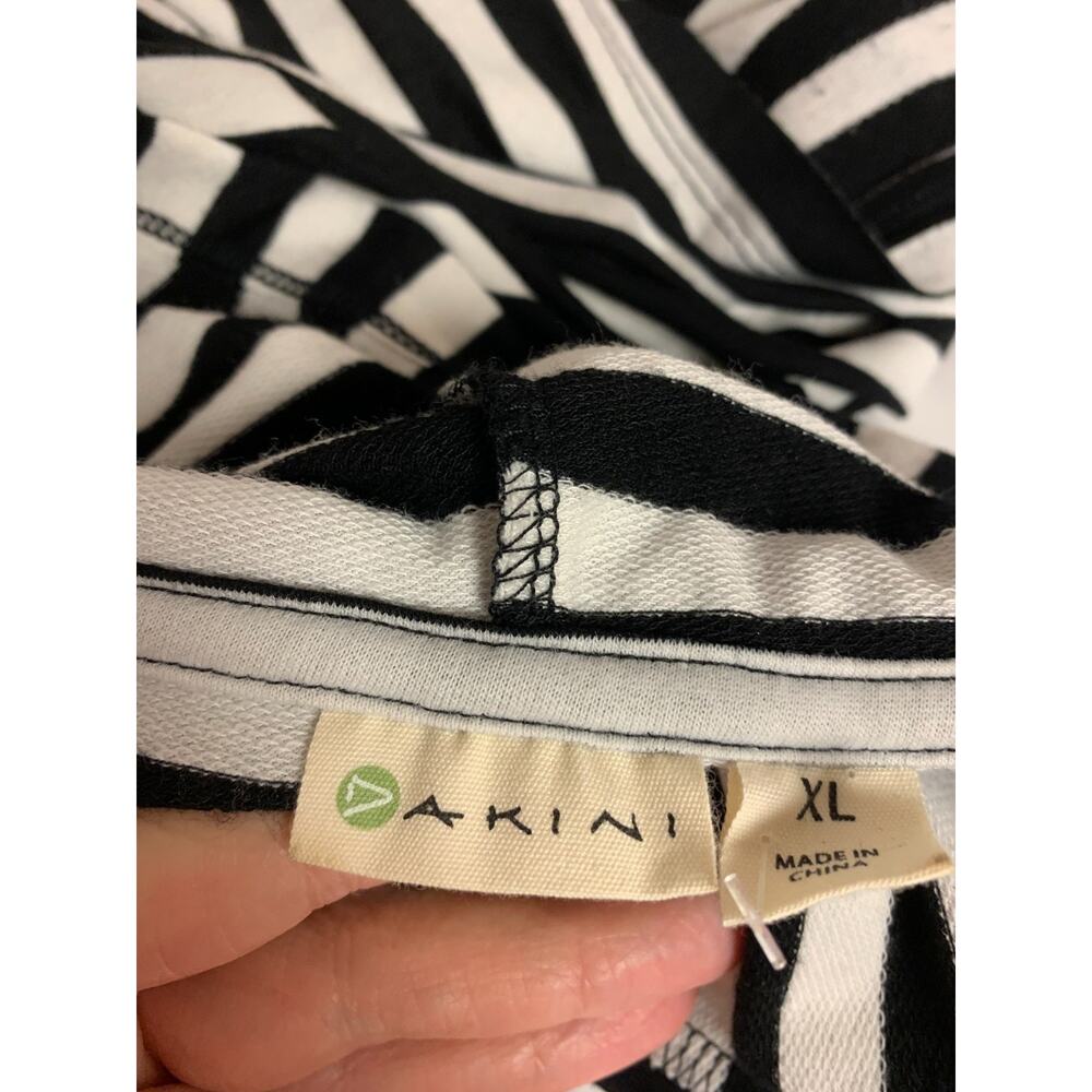 Akini Dress/Coverup Beach Coastal Loungewear Swim Summer Stripes Womens SZ XL - Picture 4 of 8